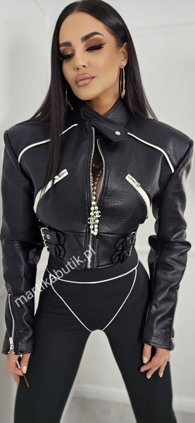 Ramoneska paski Black & White LA MILLA