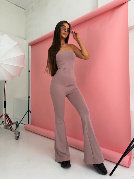 Kombinezon PASTEL puder dzwony M.TISSU  