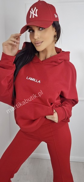 Bluza oversize czerwona La Milla  