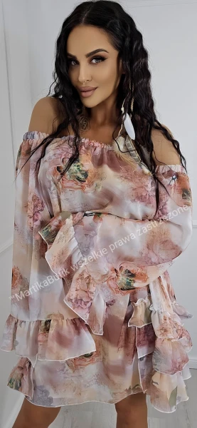 Sukienka szyfon Ether LA DIVA  