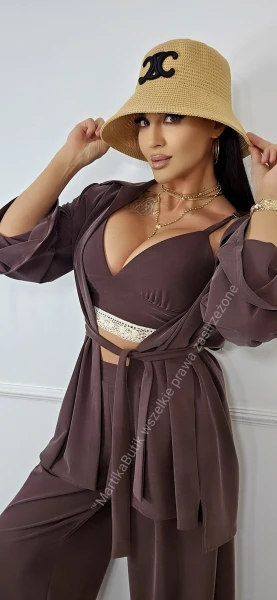 Koszula Luxury Summer czekolada