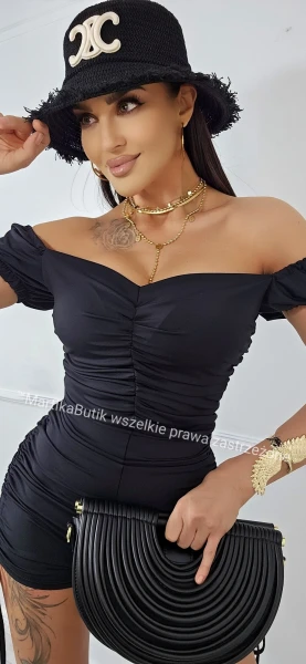 Kombinezon GLAM czarny