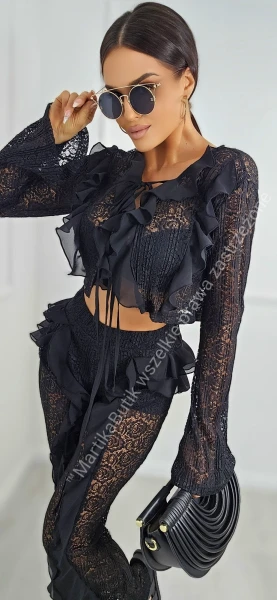Komplet CANDY boho czarny
