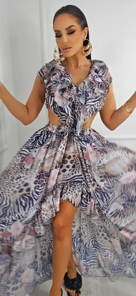 Sukienka Afrodyta maxi animal