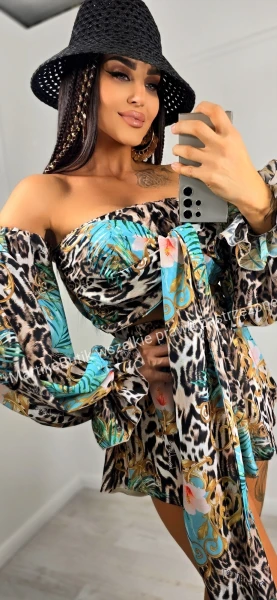 Komplet z szyfonu LISA royal LA DIVA  