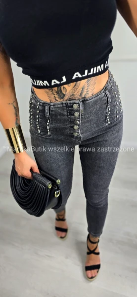 Jeansy Diamond z cyrkoniami M.Sara