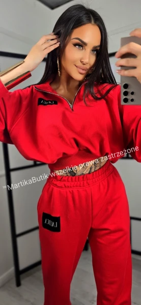Dres MINIMAL czerwony LA COCA