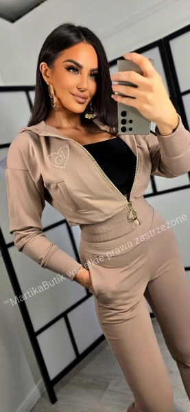 Dres BRAND beżowy LA DIVA 