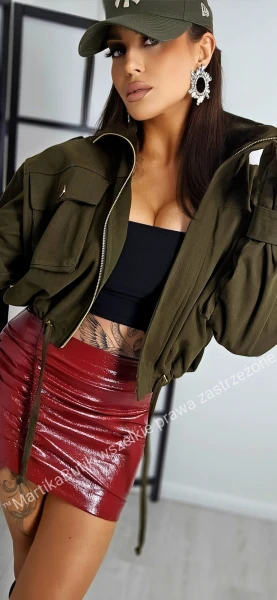 Kurtka Military denim zieleń