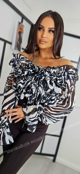 Bluzka WILD szyfon LA DIVA 