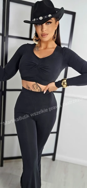 Set TISSU dzwony czarny