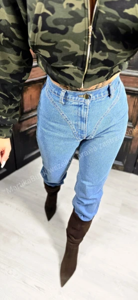 Jeansy LA MILLA stringi prosta nogawka
