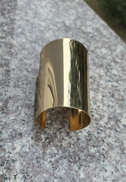 Szeroka bransoleta gold